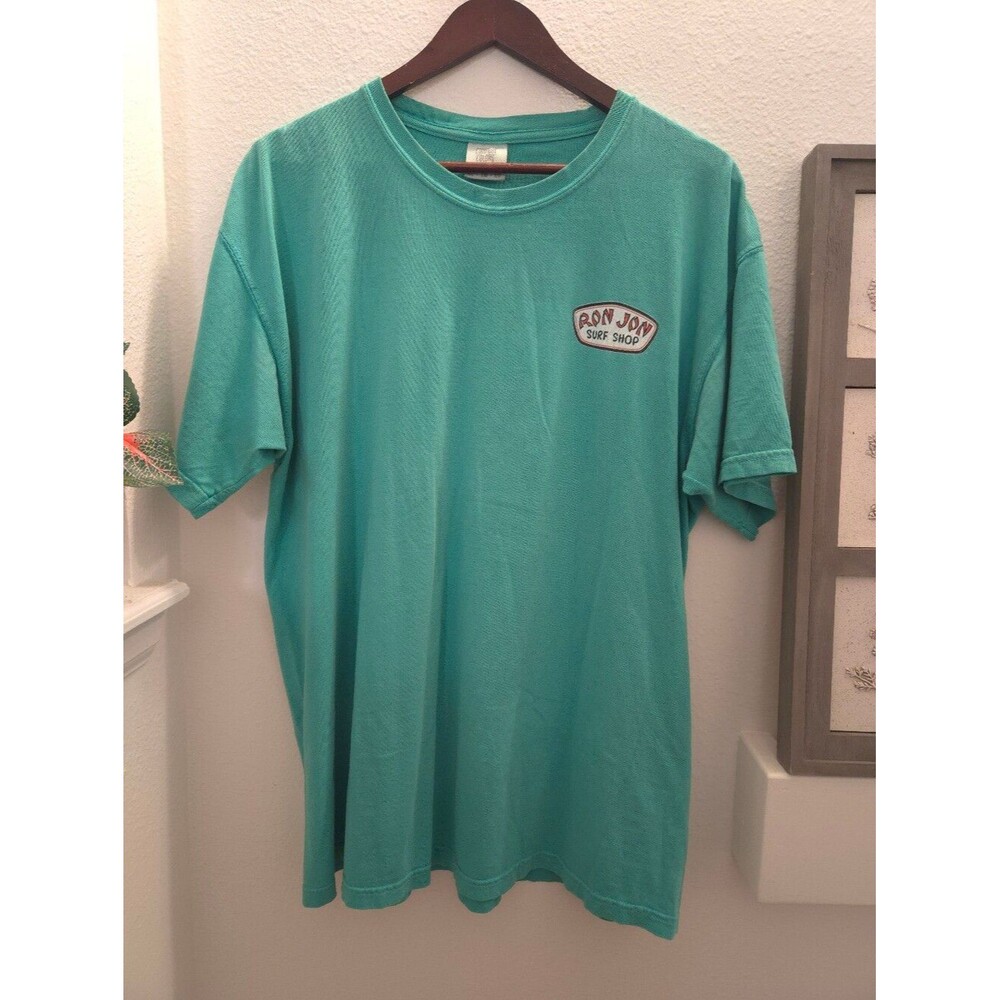 Ron Jon Teal Vintage Y2K Short Sleeve Surf Logo Ron Jon Classic Tee XL